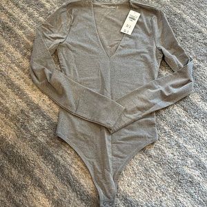 Silver bodysuit - Abercrombie & fitch - XS - lightweight - NEW